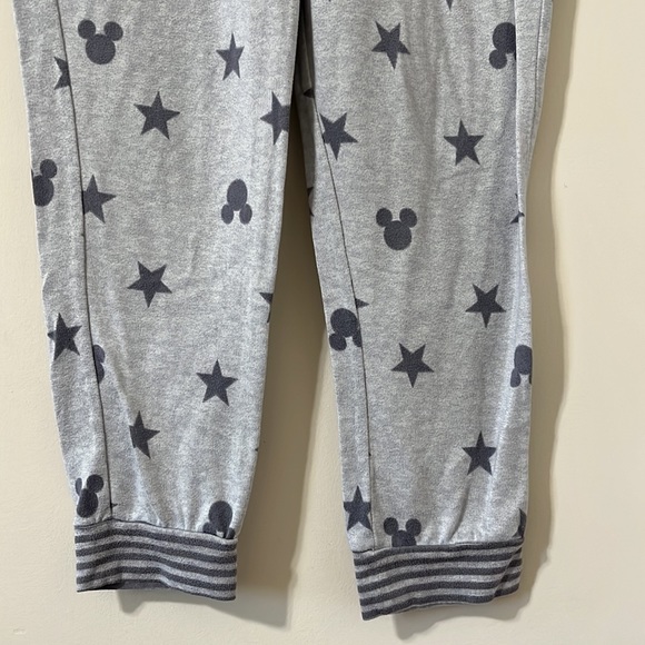 Disney Mickey Mouse Grey Jogger Pajama Pants Size Medium - Picture 5 of 12